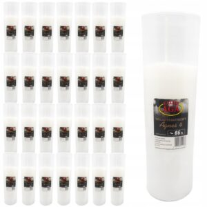 Wkład do zniczy parafinowy Aga 3 dni 17 cm 66H 34szt.