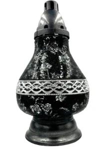 ZNICZ KARAFA CZARNO SREBRNA