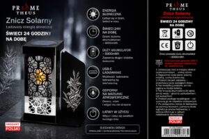 Znicz Solarny PROMETHEUS A1 CH – Srebrny